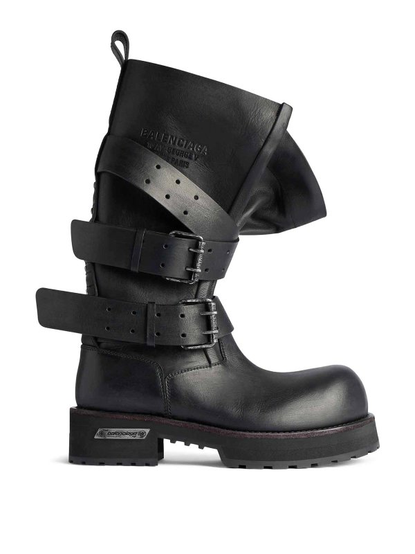 BALENCIAGA: ブーツ - ブーツ - 黒