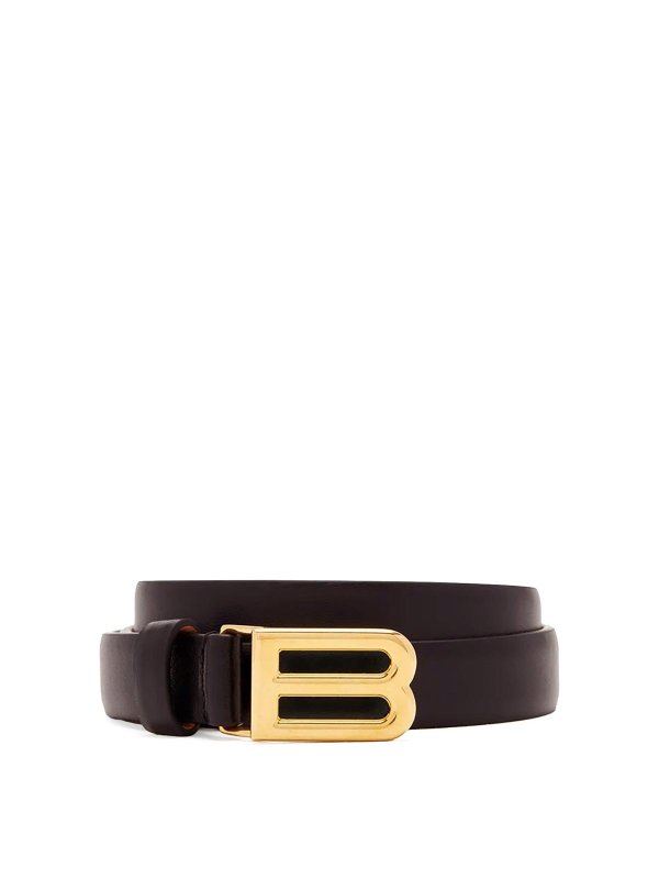 BALENCIAGA: Cinturones - Cinturón - Marrón