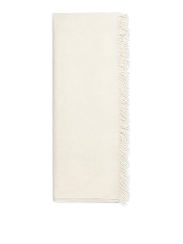 BRUNELLO CUCINELLI: Bufandas y pañuelos - Bufanda - Blanco