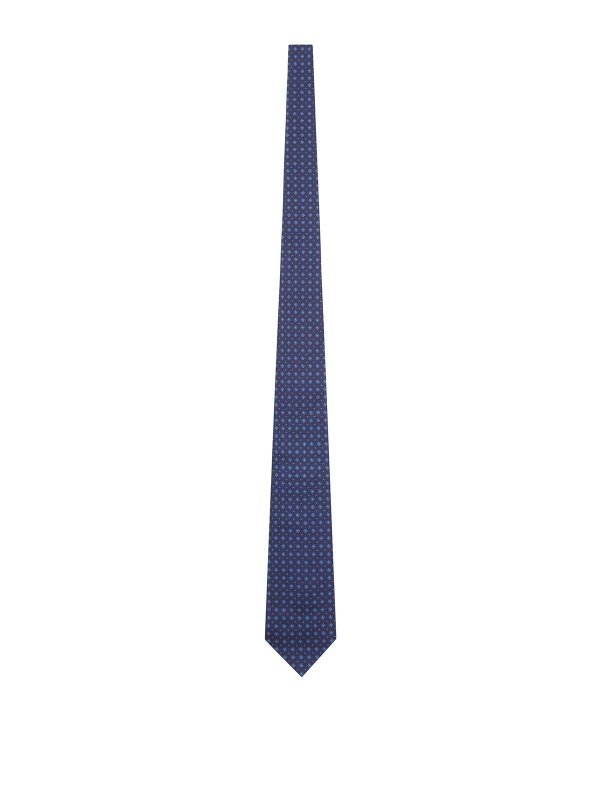KITON: Cravates & noeuds papillon - Cravate - Bleu
