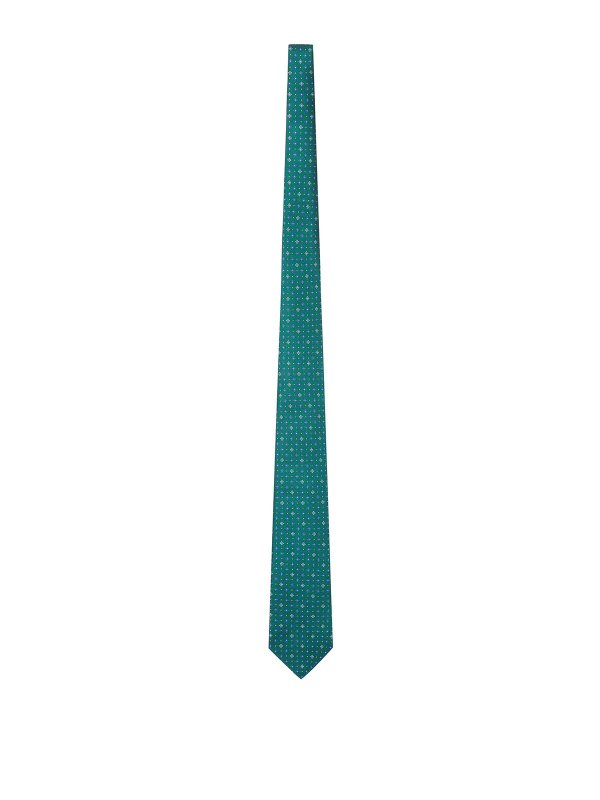 KITON: Cravates & noeuds papillon - Cravate - Vert