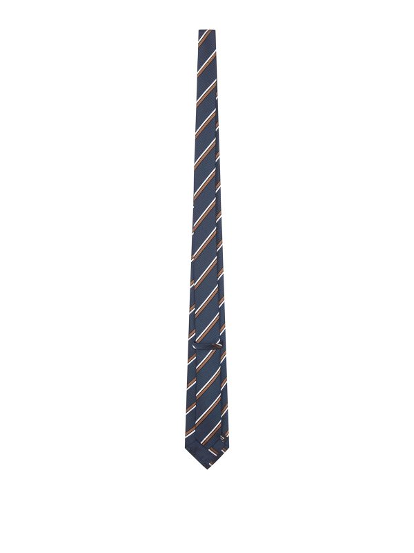 KITON: ties & bow ties online - Diagonal Striped Tie