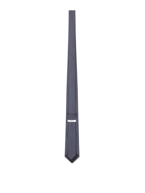 LARDINI: ties & bow ties online - Micro-Patterned Silk Tie
