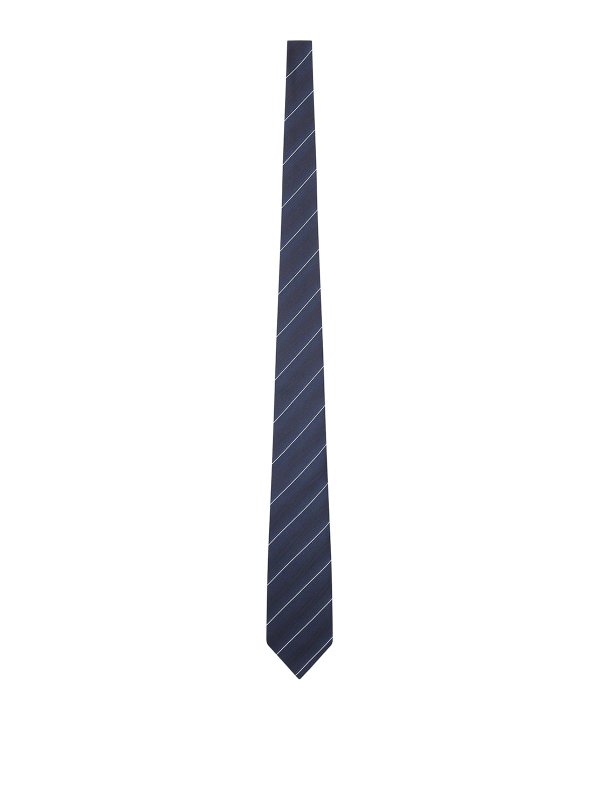 TOM FORD: ties & bow ties - Silk Tie With Geometric Pattern