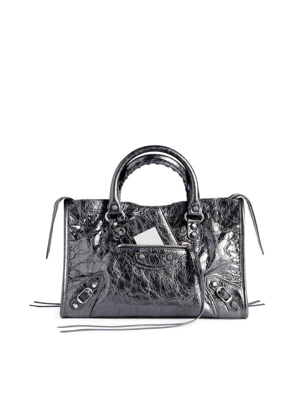 BALENCIAGA: クロスボディバッグ - クロスボディバッグ - グレー