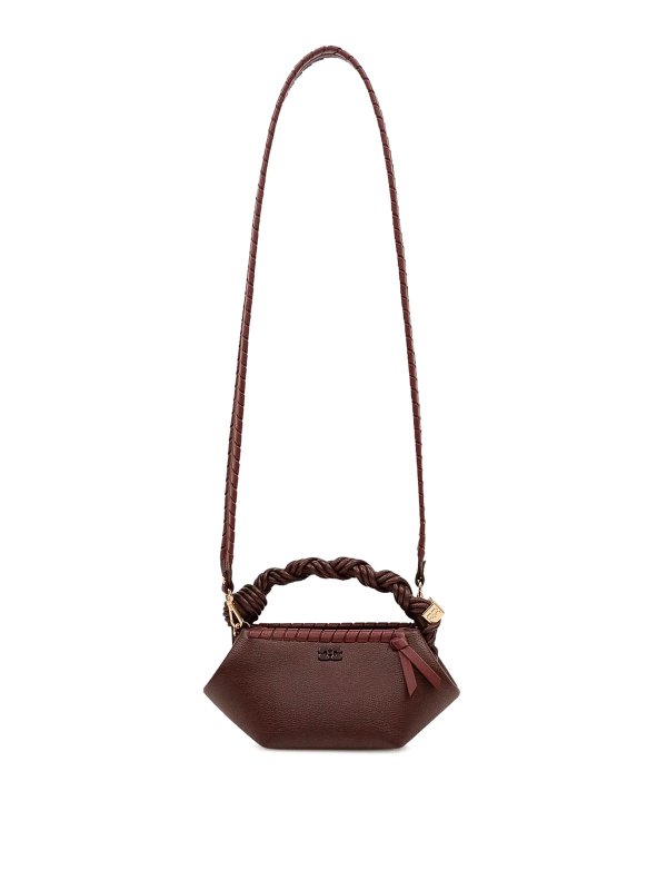 ショルダーバッグ - ブラウン shop online: GANNI
