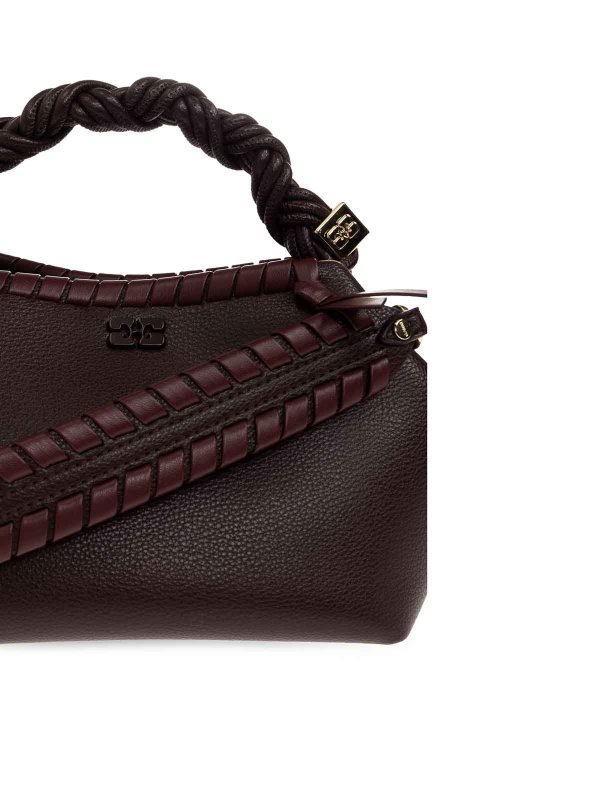 ショルダーバッグ - ブラウン shop online: GANNI