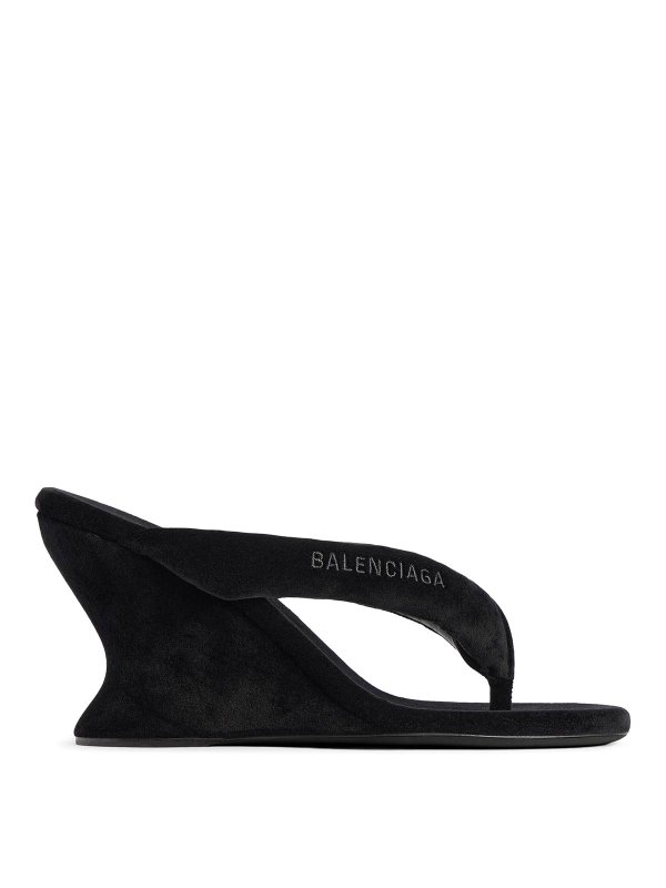 BALENCIAGA: サンダル - サンダル - 黒