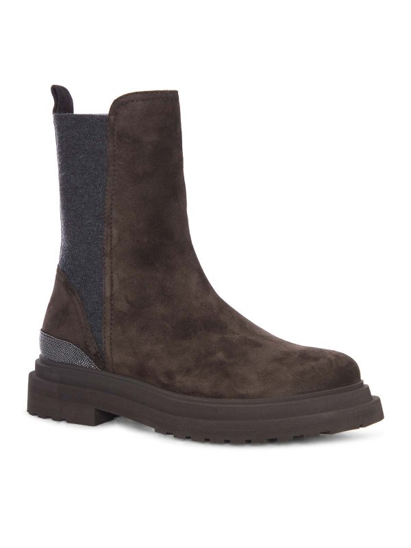 BRUNELLO CUCINELLI: Bottes online - Bottes - Marron
