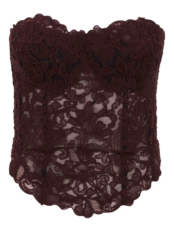 ERMANNO SCERVINO: トップス＆タンクトップ - トップ/タンクトップ - 赤