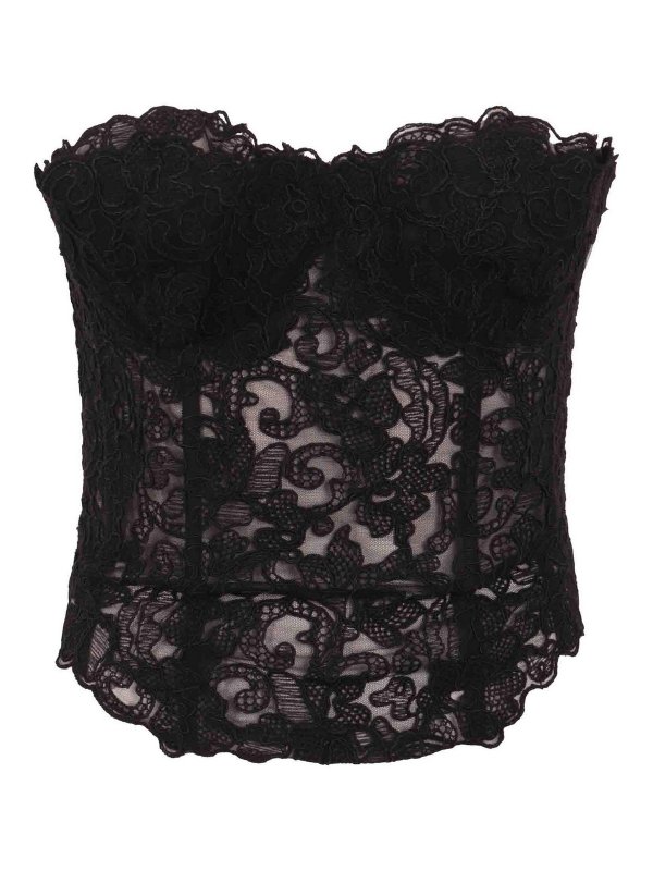 ERMANNO SCERVINO: トップス＆タンクトップ - トップ/タンクトップ - 黒