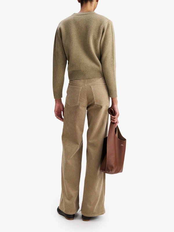 The Best Shops A.P.C.: crew necks - Anna Boxy Wool Sweater