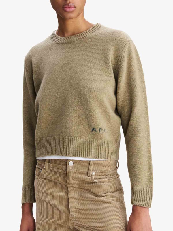 Anna Boxy Wool Sweater shop online: A.P.C.