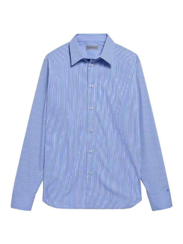 BALENCIAGA: Hemden - Hemd - Blau