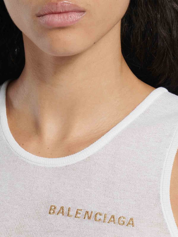BALENCIAGA buy online トップ/タンクトップ - 白