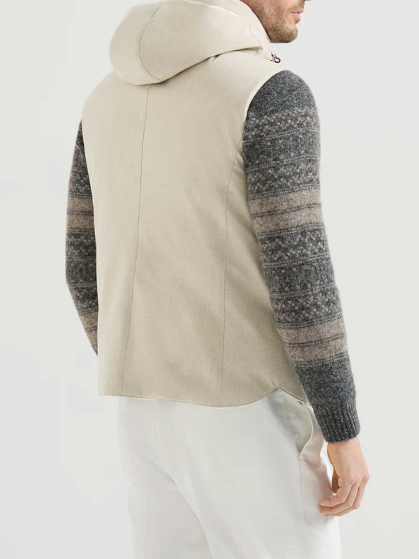 The Best Shops BRUNELLO CUCINELLI: ダウン・ハイテクジャケット - ダウンジャケット - ヌードカラー