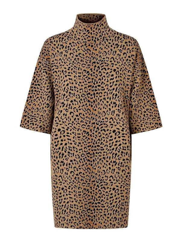 GIVENCHY: ショートドレス - ショートドレス - ブラウン