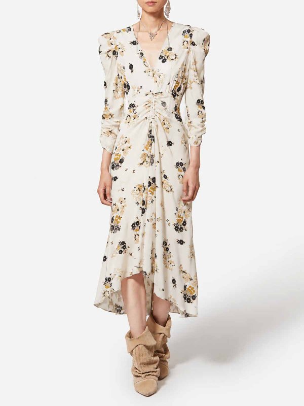 ISABEL MARANT: ニーレングスドレス online - 膝丈ドレス - ヌードカラー