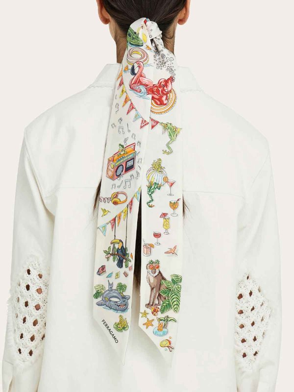 SALVATORE FERRAGAMO: ベルト online - ベルト - 白