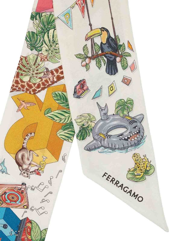 The Best Shops SALVATORE FERRAGAMO: ベルト - ベルト - 白
