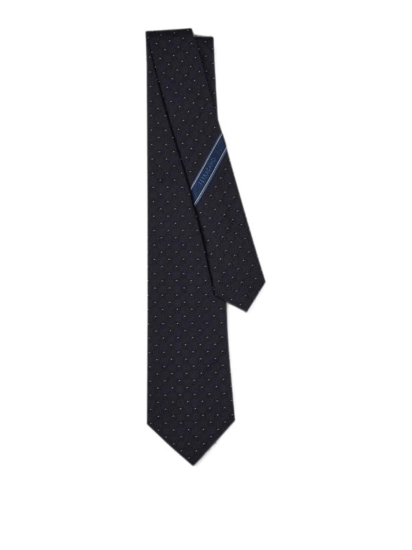 SALVATORE FERRAGAMO: Corbatas y pajaritas - Corbata - Negro
