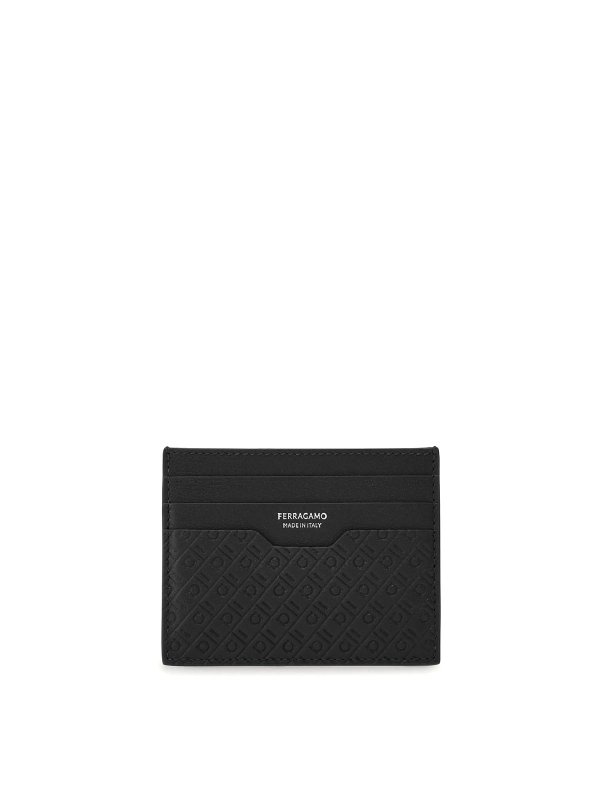 SALVATORE FERRAGAMO: 財布＆ポーチ - 財布 - 黒
