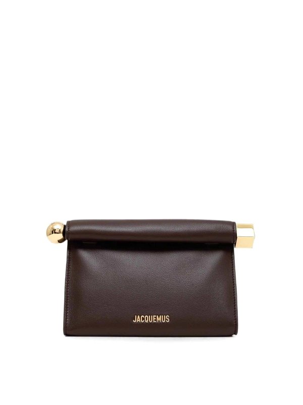 JACQUEMUS: クラッチバッグ - クラッチバッグ - ブラウン