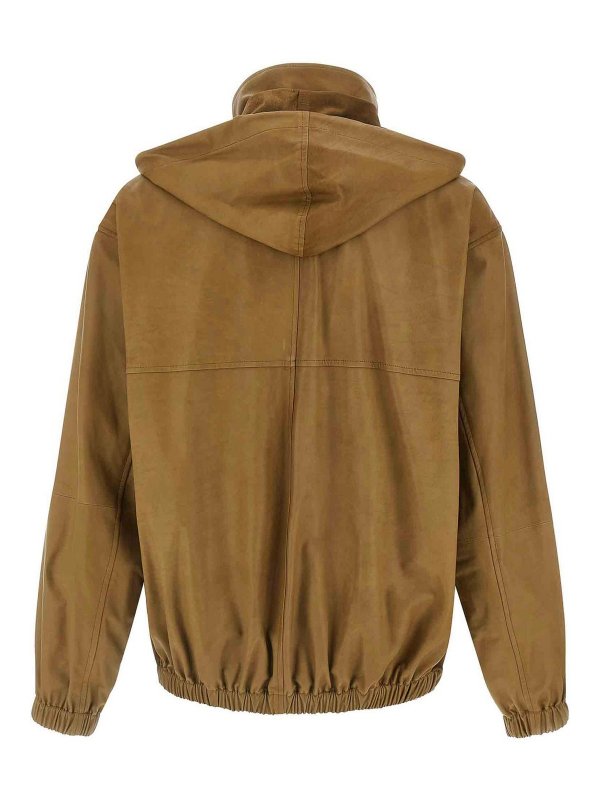 AURALEE: leather jacket online - Ultra-Thin Leather Jacket