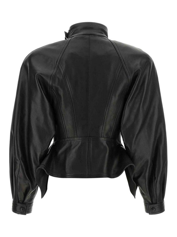 Balmain: leather jacket online - Iconica Leather Jacket