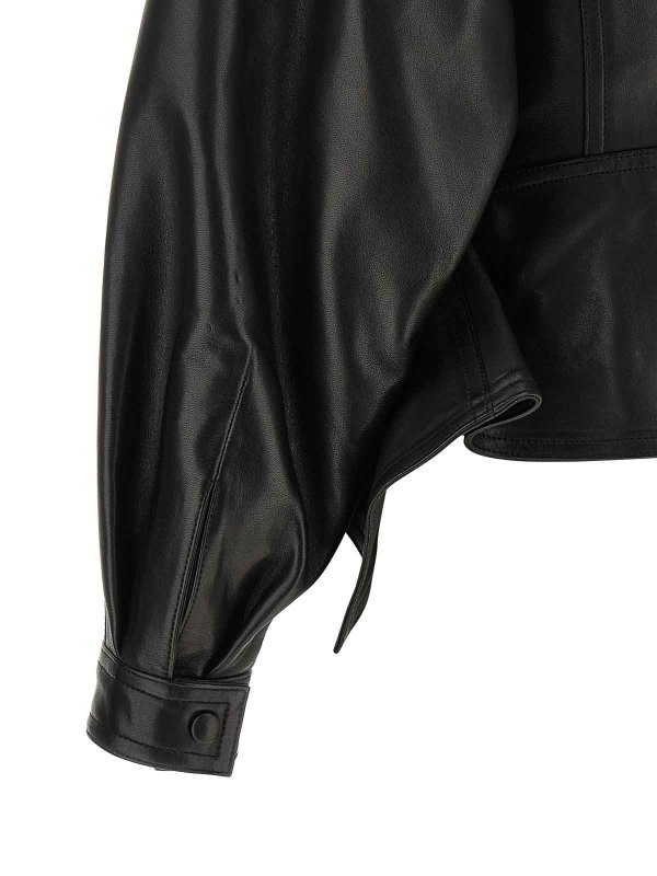 Iconica Leather Jacket shop online: Balmain