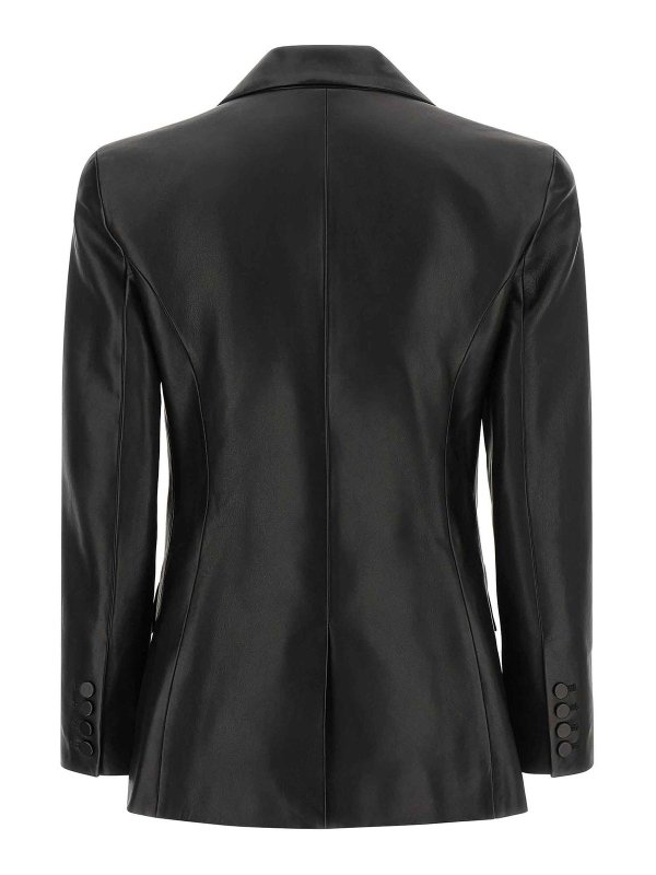 Balmain: レザージャケット online - レザージャケット - 黒