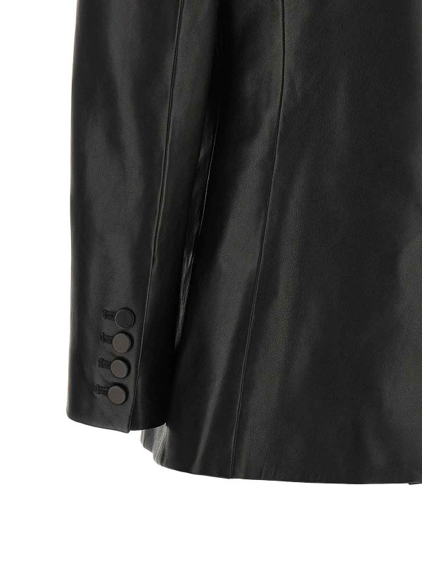 レザージャケット - 黒 shop online: Balmain