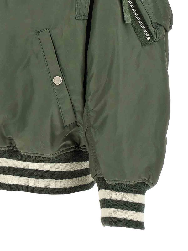 ボンバージャケット - 緑 shop online: COMME DES GARÇONS HOMMES PLUS
