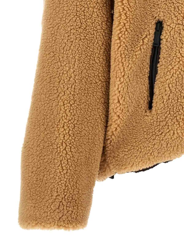 DSQUARED2 buy online Teddy Reversible Jacket With Logo Patch