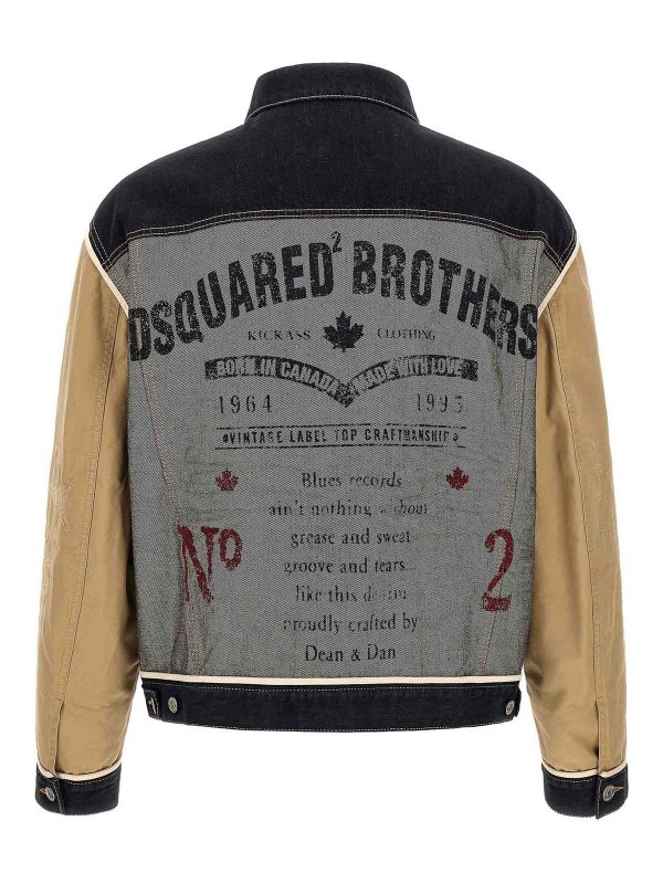 DSQUARED2: デニムジャケット online - デニムジャケット - ベージュ