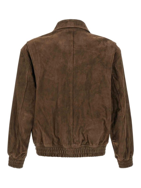 DUNST: leather coats online - Suede Blouson