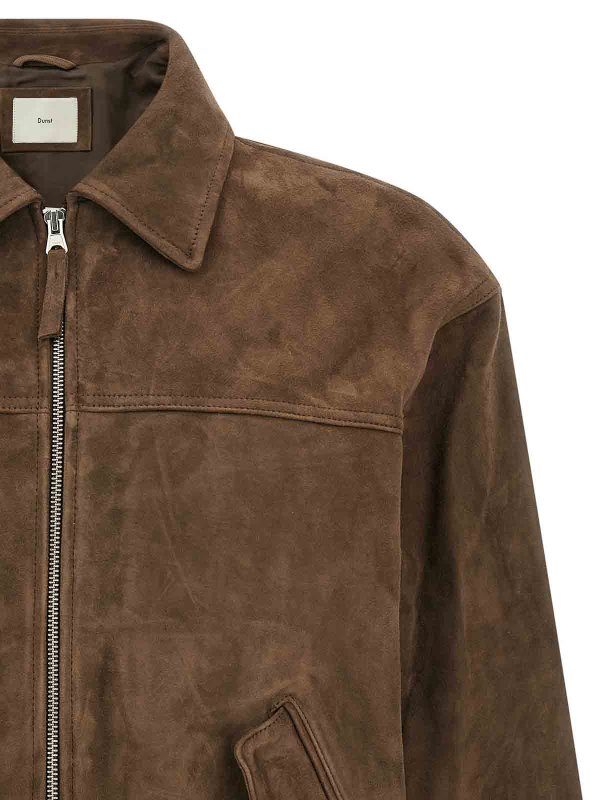 The Best Shops DUNST: leather coats - Suede Blouson