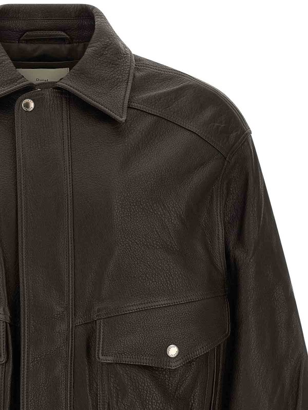 The Best Shops DUNST: Lederjacken - Lederjacke - Braun