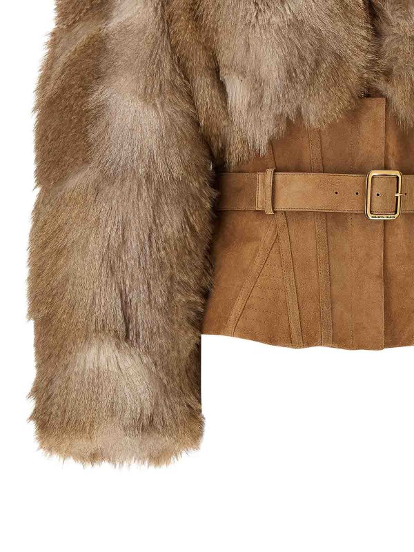 カジュアルジャケット - ブラウン shop online: ELISABETTA FRANCHI