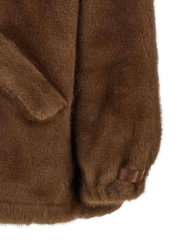 毛皮/ムートンコート - ブラウン shop online: LOU ANDREA