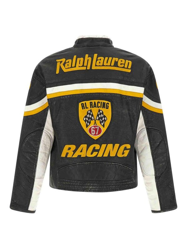 POLO RALPH LAUREN: レザージャケット online - レザージャケット - 黒