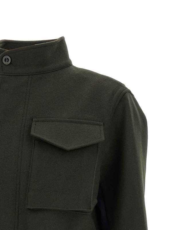 The Best Shops Sacai: 毛皮/ムートンコート - 緑