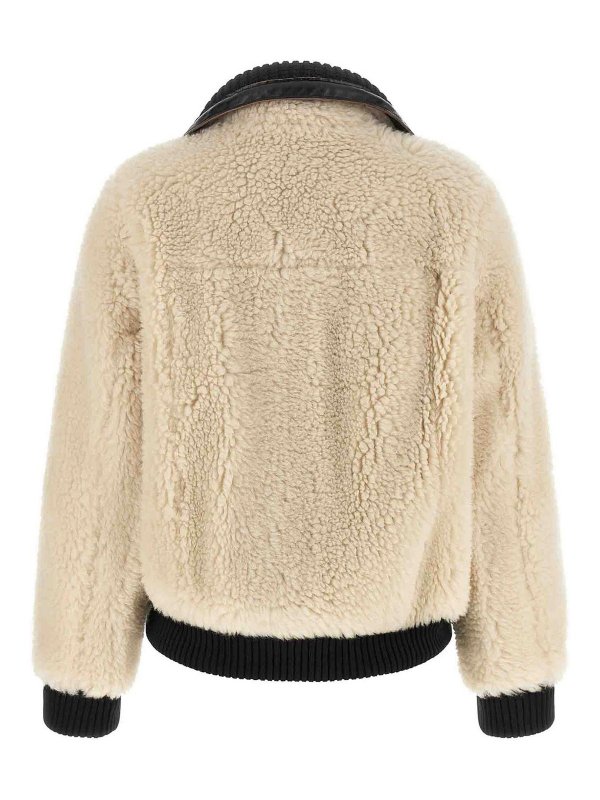 Sacai: 毛皮＆シアリングコート online - 毛皮/ムートンコート - 黒