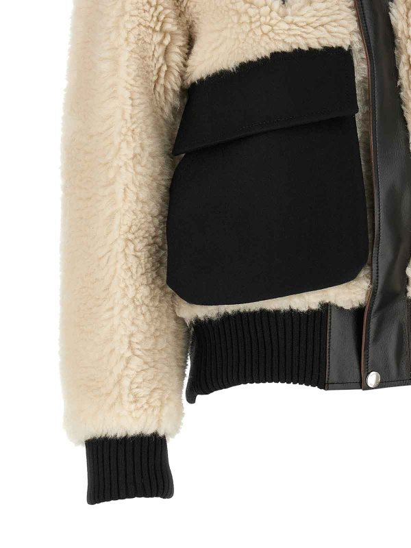 毛皮/ムートンコート - 黒 shop online: Sacai