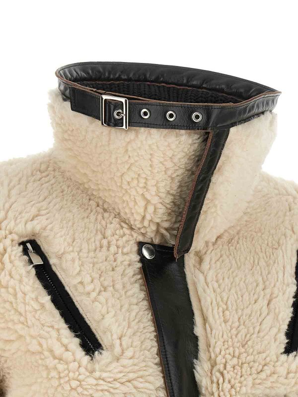 Sacai buy online 毛皮/ムートンコート - 黒