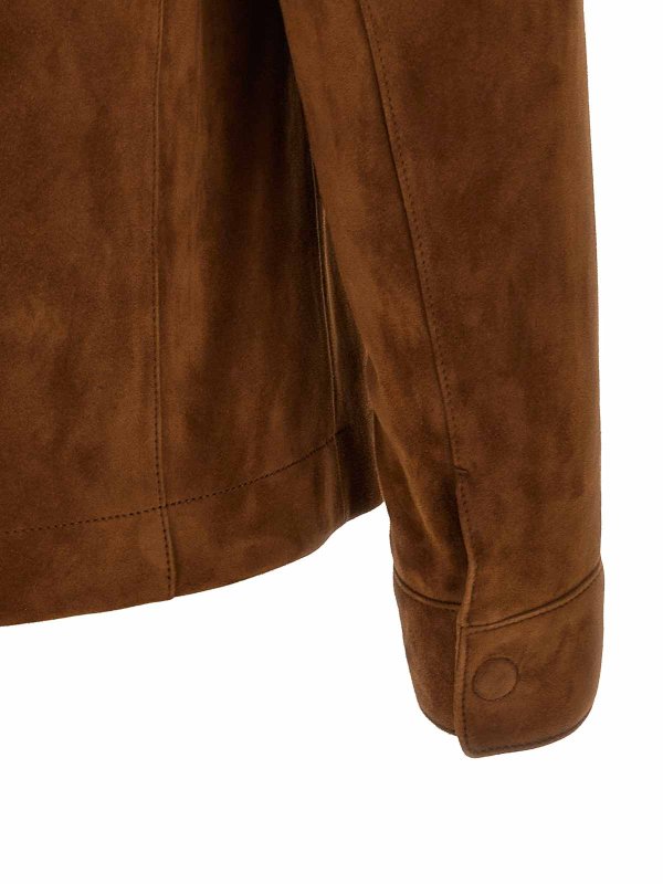 レザージャケット - ブラウン shop online: TOM FORD