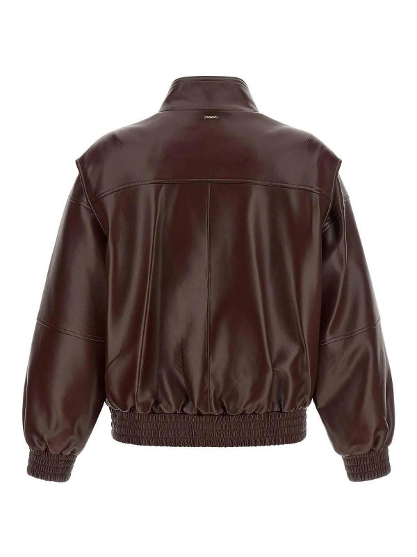 TWINSET: Bombers online - Bomber - Marron