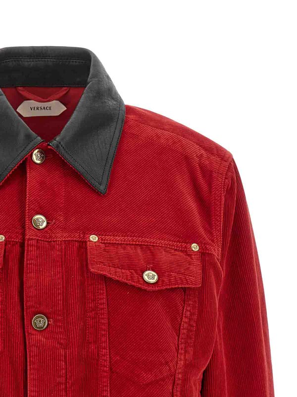 The Best Shops VERSACE: casual jackets - Corduroy Jacket
