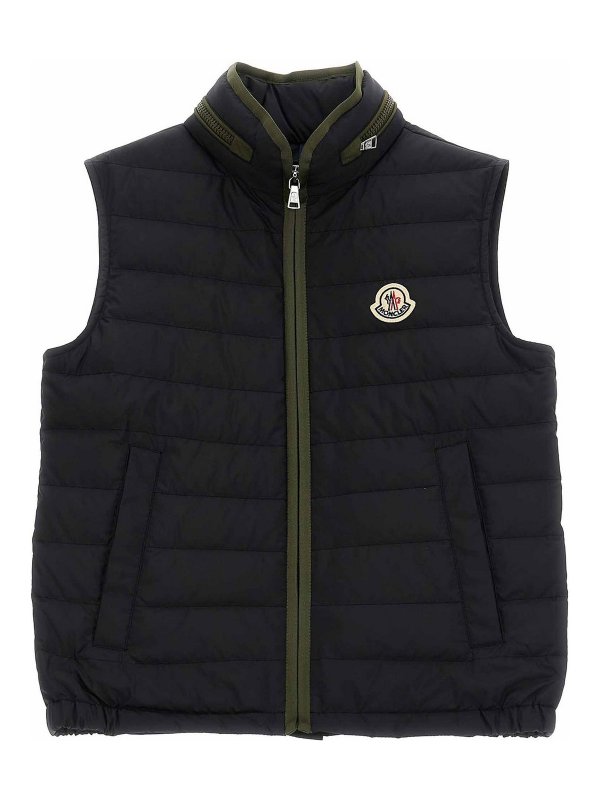 MONCLER: Chalecos - Chaleco - Negro