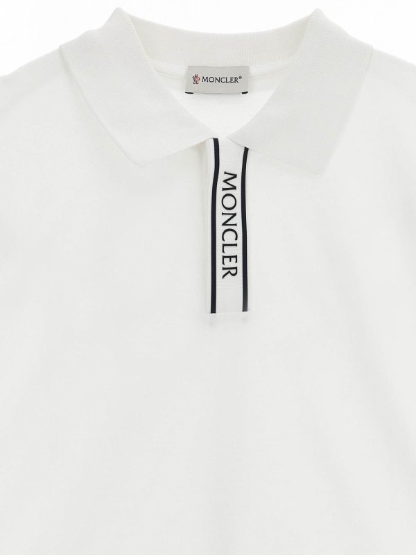 The Best Shops MONCLER: ポロシャツ - ポロシャツ - 白
